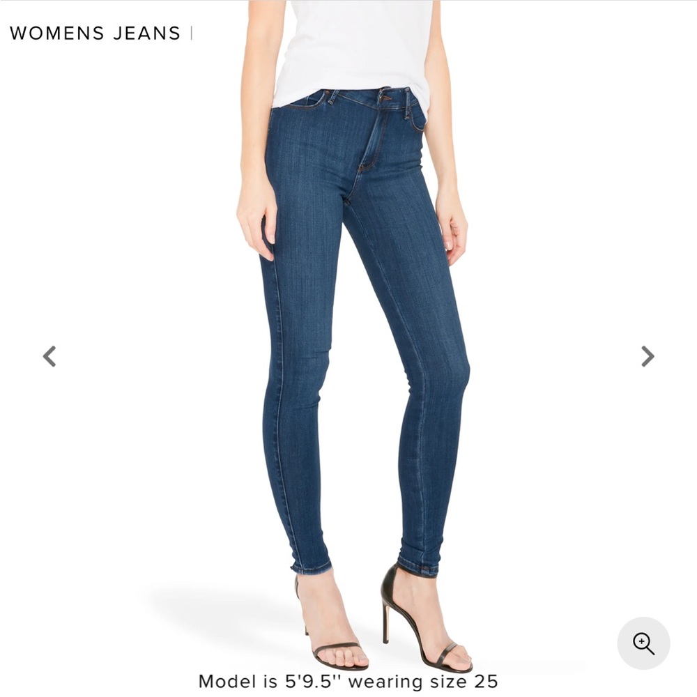 Mott & Bow Women's Skinny Jeans - Dark Blue